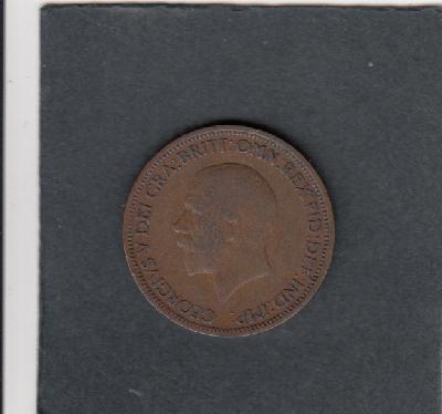 Beschrijving: 1/2 Penny GEORGIUS V  